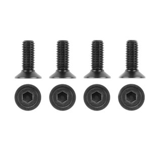 Xray XRA913308  Xray X4'24-25 Hex Screw 110° SFH M3x8 CNC Spring Steel (4)