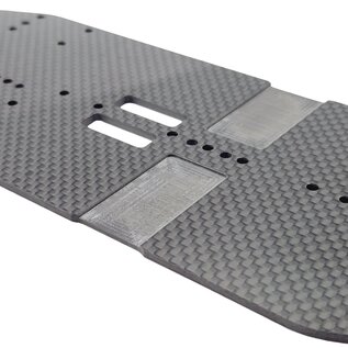 RC Maker RCM-X424-SFCH  SlimFlex 2.2mm HARD Carbon Chassis for XRAY X4'24