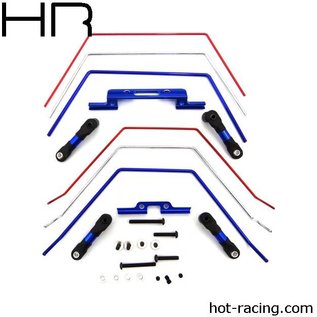 HOT RACING HRATE311SLC  Front & Rear Wide Sway Bar for Traxxas Slash 2WD