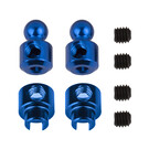Team Associated ASC92457 RC10B7 Anti-Roll Bar Hardware Set, blue aluminum