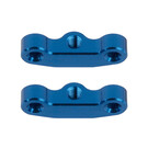 Team Associated ASC92441 RC10B7 Hub Link Mounts, +1mm, blue aluminum