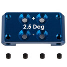 Team Associated ASC92437 RC10B7 FT Front Bulkhead, +/-2.5 deg., blue aluminum