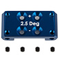 Team Associated ASC92437 RC10B7 FT Front Bulkhead, +/-2.5 deg., blue aluminum