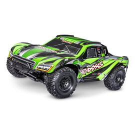 Traxxas TRA102076-4  Green  Maxx Slash 6s Short Course Truck