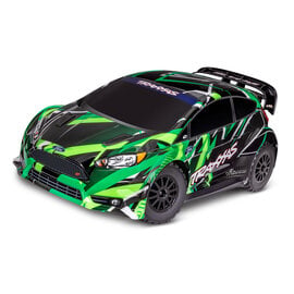 Traxxas TRA74276-4-GRN  Green Ford® Fiesta  ST Rally VXL: 1/10 Scale Brushless Rally Racer with TQ