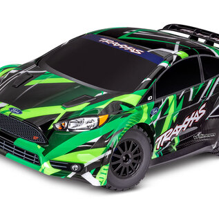 Traxxas TRA74276-4-GRN  Green Ford® Fiesta  ST Rally VXL: 1/10 Scale Brushless Rally Racer with TQ
