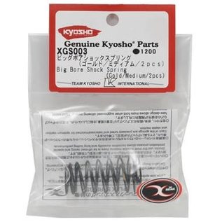Kyosho KYOXGS003 Big Bore Shock Spring Front Gold Medium (2)