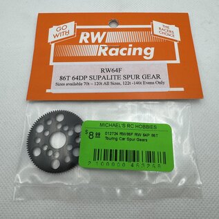 RW RWS86F  RW 64P 86T Touring Car Spur Gear