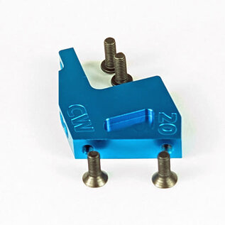 Custom Works R/C CSW2408  20 Degree Alum Front Suspension Mount 1/8 Pin with 3MM THREADS (1)