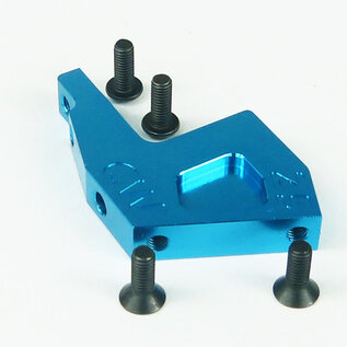 Custom Works R/C CSW2410 25 Degree Alum Front Suspension Mount 1/8 Pin with 3MM THREADS (1)