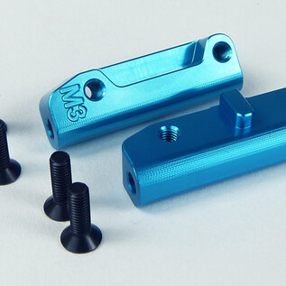 Custom Works R/C CSW2436  Rear Suspension Mounts (2) with 3MM THREADS
