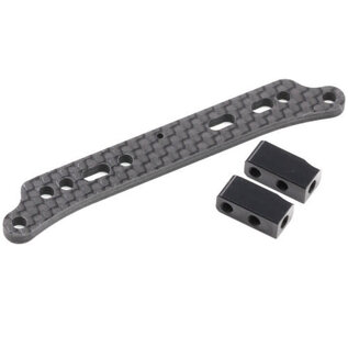 RocheRC USA ROC-220330 Rapide P10W3 Graphite Front Servo Plate Set