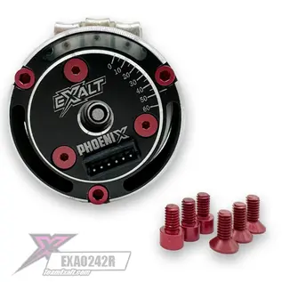 EXALT EXA0242R  Exalt Complete Spec Motor Red Aluminum Screw Kit