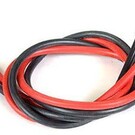 Deans WSD1413  Red & Black 12 Gauge Wet Noodle Wire, 3ft
