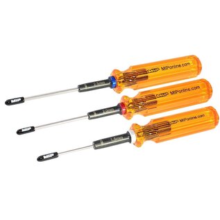 MIP MIP9602 Hex Driver Wrench Set, Gen 2, Metric (3), 1.5mm, 2.0mm, 2.5mm