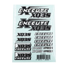 Xpress XP-30055 Execute XQ3S Logo Sticker Decal A6 148X105MM