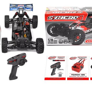 Team Corally COR00287-B Syncro-4 1/8 4S Brushless Off Road Buggy, RTR, Blue
