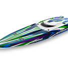 Traxxas TRA103076-4 Green Spartan Brushless 36" Self Righting Boat RTR
