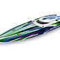 Traxxas TRA103076-4-GRN Green Spartan Brushless 36" Self Righting Racing Boat RTR, w/ TQi 2.4GHz & TSM