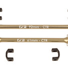Team Associated ASC92373  RC10B74.2 FT Center Dogbone Set, aluminum