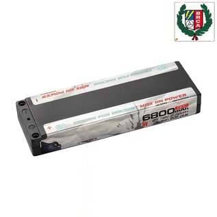 Fyrrework F68130-2S1P  6800mAh 7.6V Stick Lipo Battery Pack Ultra LCG HV with 5mm inboard Bullet Plug Fi68130-2S1P