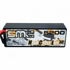 SMC SMC5250-3S1PD  HCL-EC 11.1V  5200mAh 50C wired LiPo w/ Deans /T-Style