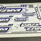 Team EA Motorsports EAM-Decal-BLUE Team EAM Decal Sheets (4.5x6.5)