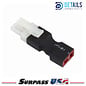 Surpass Hobby USA DTSPHB-12 Hobby Details T-Plug (Deans) Female to Tamiya Male Adapter for RC Lipo Batteries (1pc)