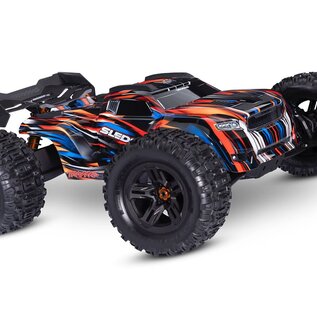 Traxxas TRA95096-4  Orange  Traxxas Sledge 1/8 scale 4WD Brushless with Belted Sledgehammer Tires