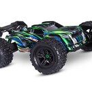 Traxxas TRA95096-4  Green  Traxxas Sledge 1/8 scale 4WD Brushless with Belted Sledgehammer Tires