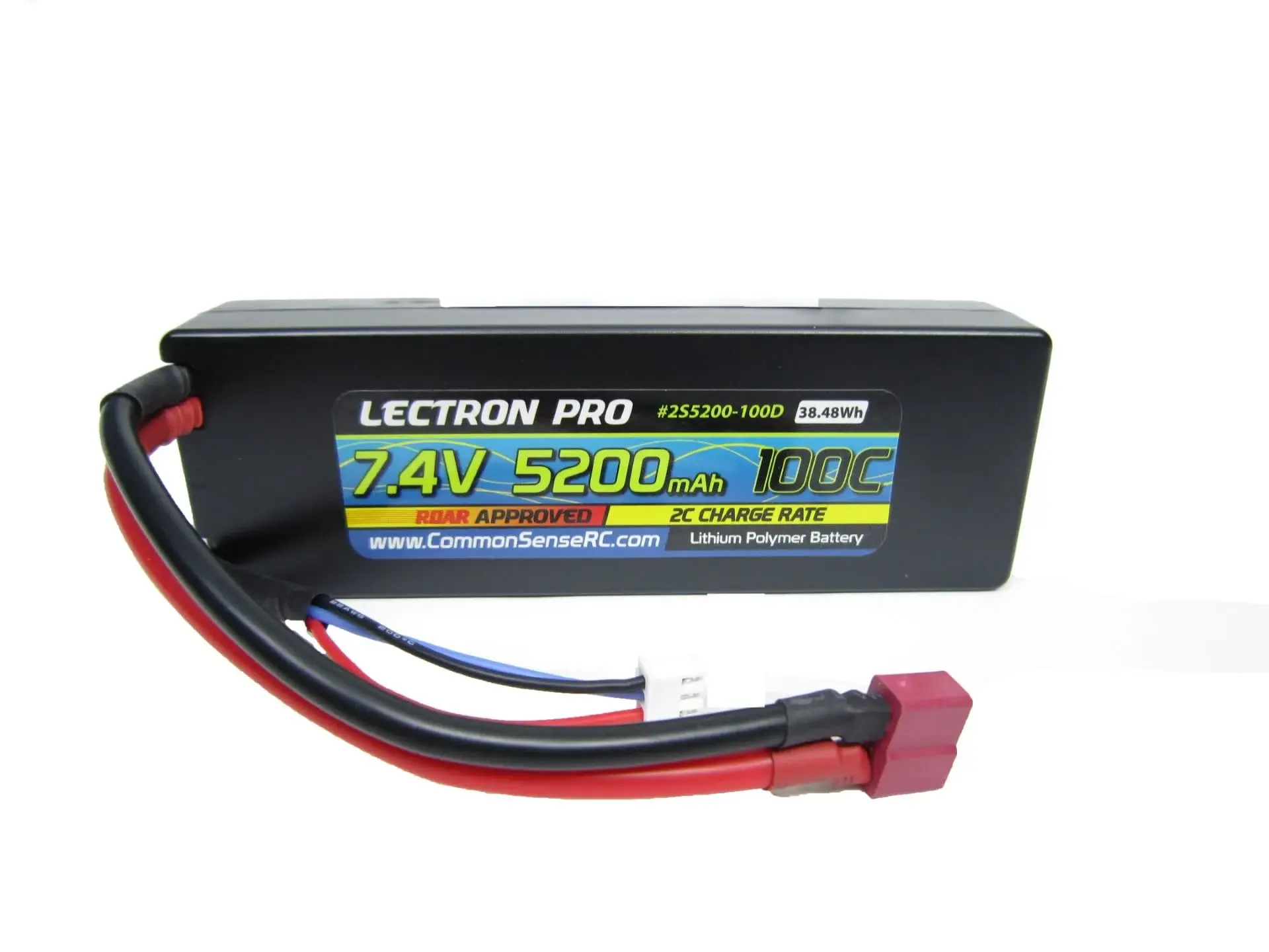2PCS 7.4V 600mAh 35C 2S Lipo Battery with Molex Plug with 2-in-1