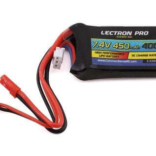Lectron Pro 2S600-50J  Lectron Pro 2S 7.4v 600mAh 50C LiPo w/ JST Plug : SCX24
