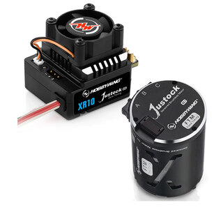 Hobbywing HWI38020372  XR10 Justock G3S Sensored Brushless ESC, JS5 17.5T G2.1 Motor Combo SD G2.1 Motor Combo