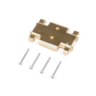 Axial Racing AXI301002 Chassis Skid Plate, Brass: AX24