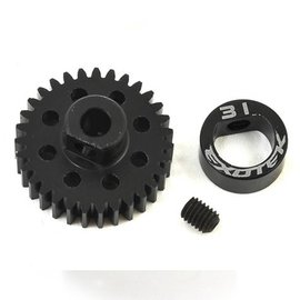 Exotek Racing EXO1772  48P 31T Black Flite Pinion Gear POM w/ Alloy Collar