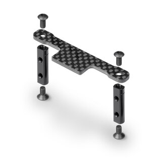 Xray XRA326202  Xray XB2’24 Alu Servo Holders and Graphite Bridge