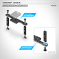 Xray XRA326202  Xray XB2’24 Alu Servo Holders and Graphite Bridge