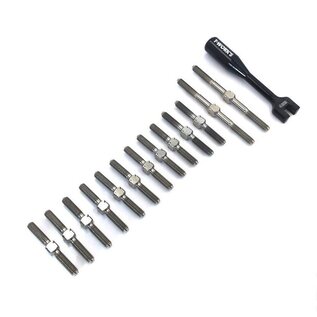 T-Works TB-198  T-Works 64 Titanium Turnbuckle Set (For Awesomatix A800MMX)
