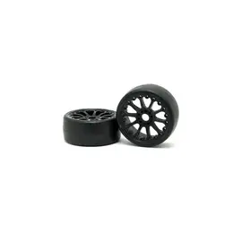 ONE ONE-90510  One GT Tire Heavy Soft on Black 17mm Hex Wheels