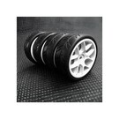 Ride RI-26073-W  White Ride 1:10 Tires 24mm 10 Spoke Wheel (4) 26073