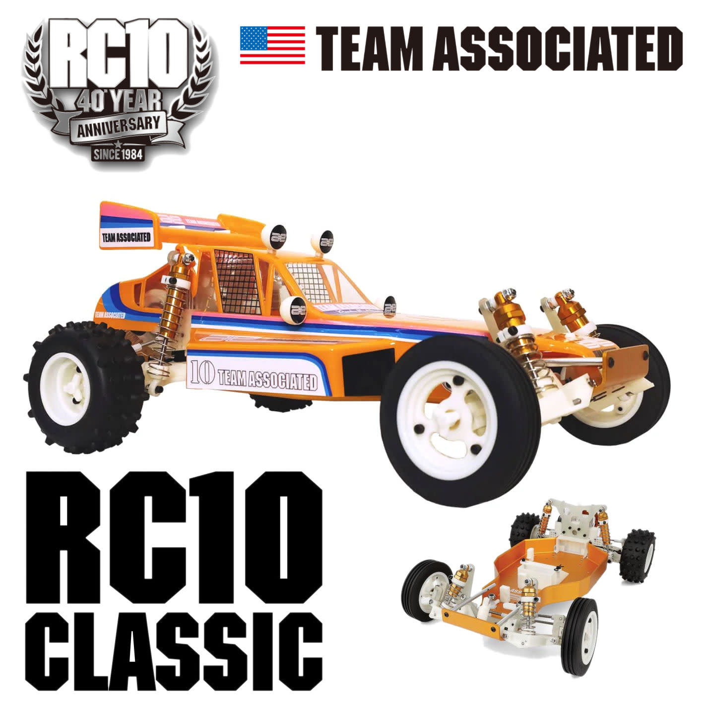 ASC6007 RC10 Classic 40th Anniversary Kit - Limited Edition ASC6007 RC10 Classic 40th Anniversary Kit - Limited Edition