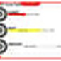 ONE ONE-90509  One GT Tire Medium on Black 17mm Hex Wheels