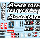 Team Associated ASC92465  RC10B7 Decal Sheet