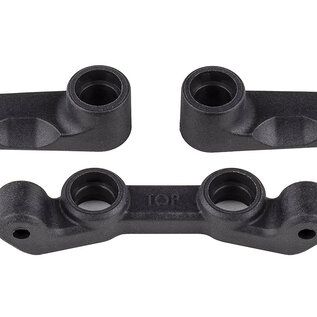 Team Associated ASC92489  RC10B7 FT Steering Bellcrank and Rack Set, Carbon
