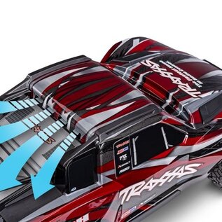 Traxxas TRA102076-4  Red  Maxx Slash 6s Short Course Truck