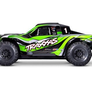 Traxxas TRA102076-4  Green  Maxx Slash 6s Short Course Truck
