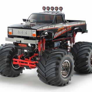 Tamiya TAM47432  RC Super Clod Buster Kit, Black Edition, Limited Re-Issue