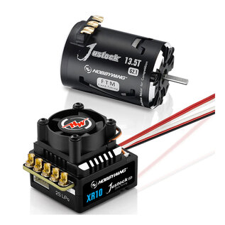 Hobbywing HWI38020371  Xerun XR10 Justock G3S, JS4 13.5T G2.1 Motor Combo