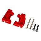 Traxxas TRA9136-RED  Caster Blocks Red L&R for Traxxas 2WD HD & Slash Modified