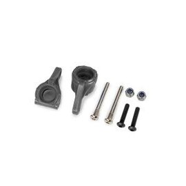 Traxxas TRA9137-Gray  Steering Blocks Gray L&R for Traxxas 2WD HD & Slash Modified